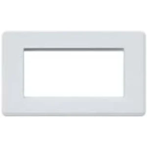 Front Plate 4 Module Euro Frame 100X50mm White