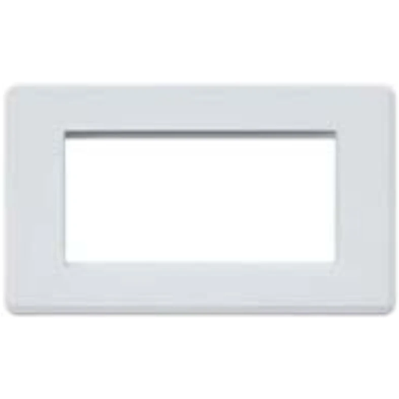 Front Plate 4 Module Euro Frame 100X50mm White - Image 2