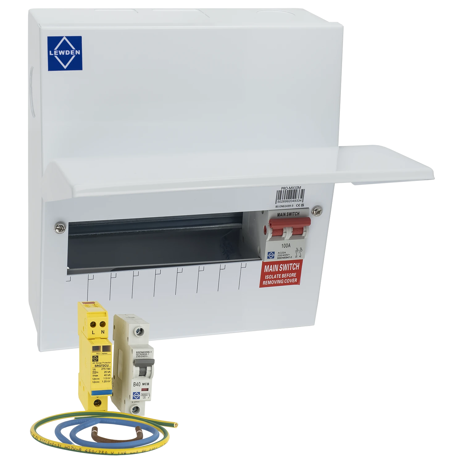 Lewden PRO-R16MS 14 Way Board with Surge Protection Kit