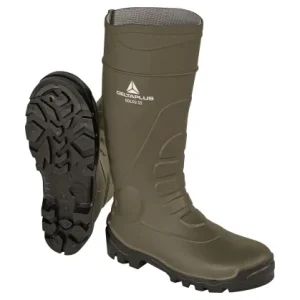 Khaki And Black Pvc Flex Wellington Safety Boot S5 Src Size 12