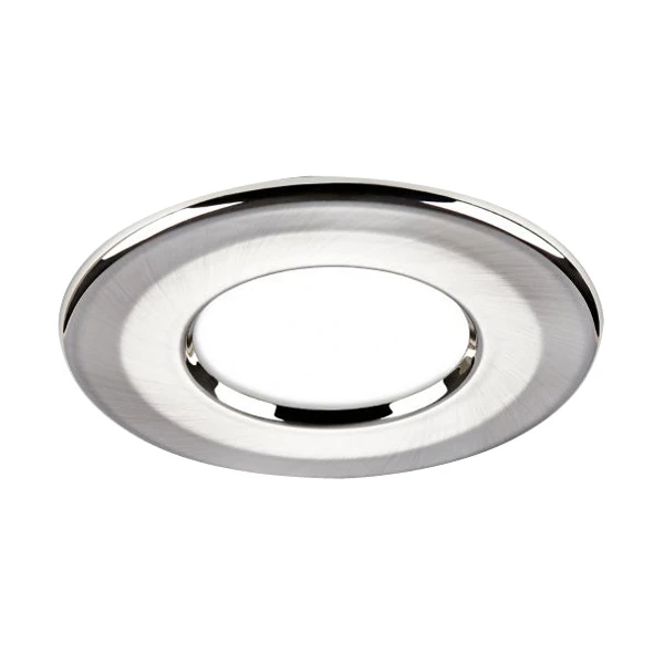 Bezel Rdl Twist Lock Round Brushed Steel