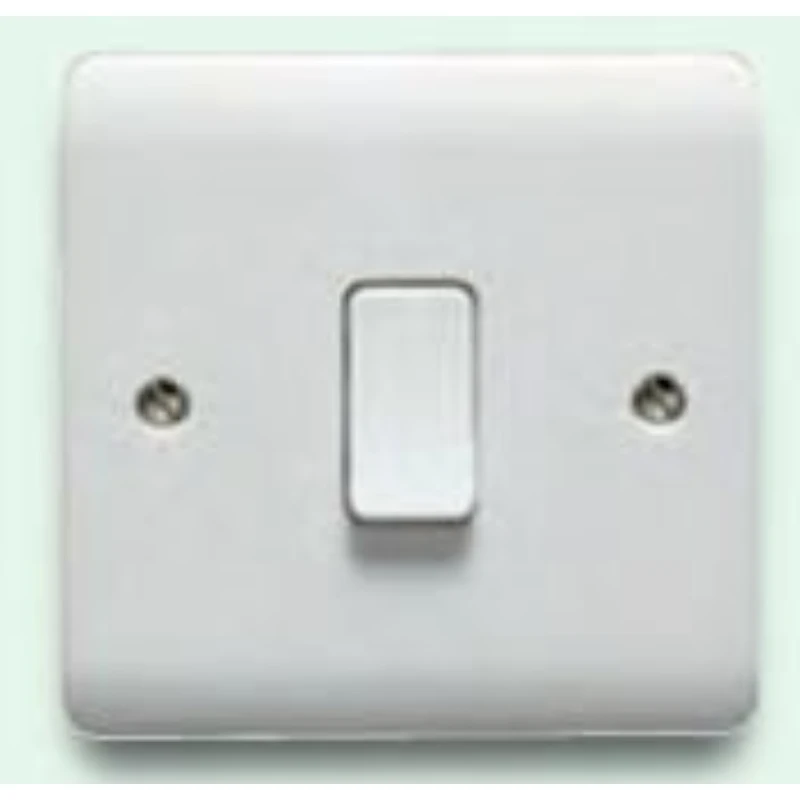 Crabtree 10AX 1 Gang Intermediate Switch White