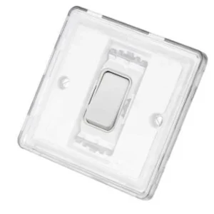 1 Gang Single Pole 2 Way 10A 86X86mm White Switch