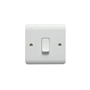 Crabtree 50A 1 Gang Double Pole Switch White