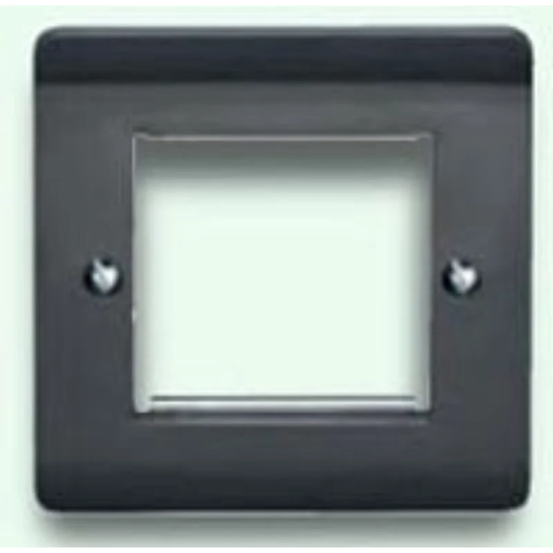 1 Gang 2 Module Euro Module Communication Mounting Plate