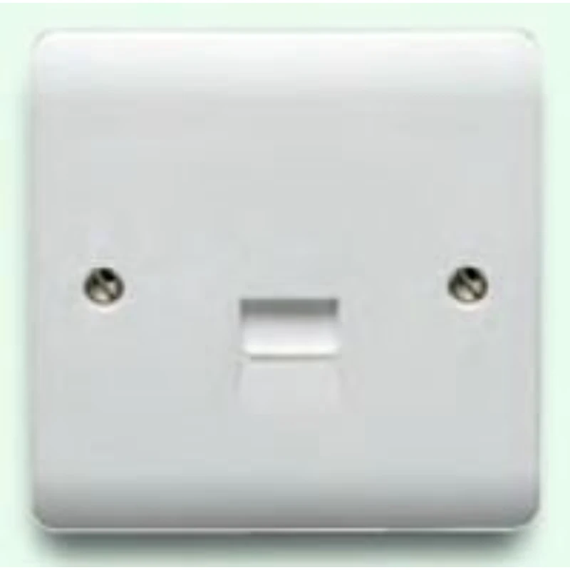 Crabtree 1 Gang Telephone Master Socket White