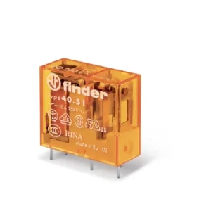 TYPE 40.51 - PCB/PLUG-IN RELAYS 12A