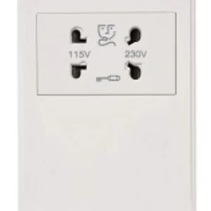 Front Plate For Shaver Socket White