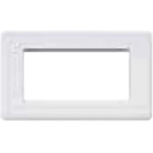 4 Module 100X50mm Euro Frame 86X146mm White Front Plate