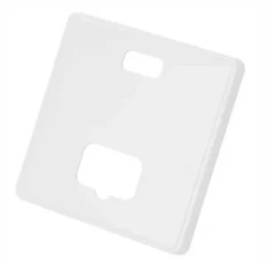 Front Plate For 1 Gang 13A Connection Unit&Neon 86X86mm White