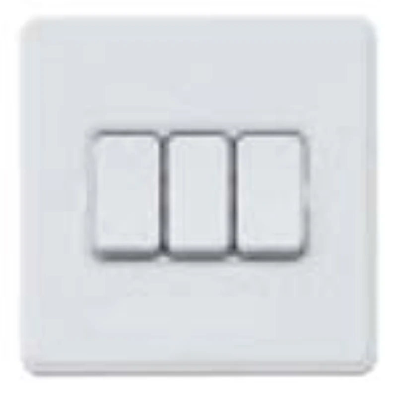 Switch 3 Gang SP 2 Way 10A White - Image 2