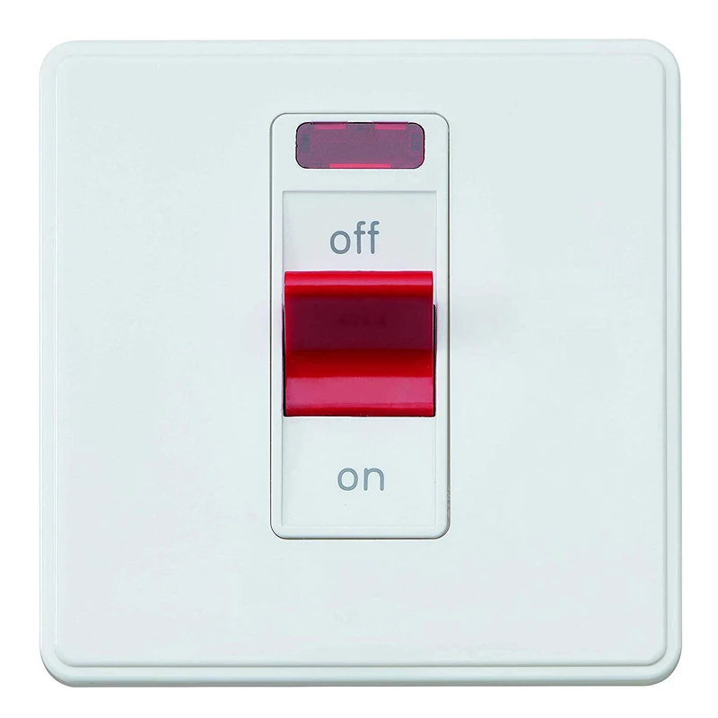 Switch 1 Gang DP Neon 50A White