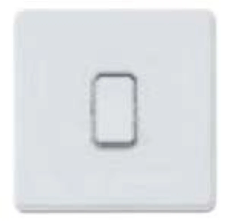 Front Plate 1 Module For 1 Gang 20A Switch 86X86mm Dk Silver - Image 2