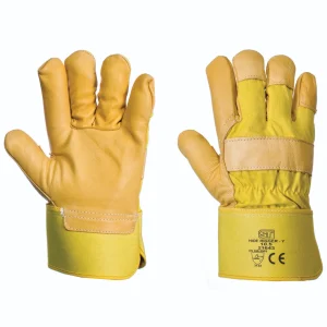 Glove Rigger Heavy-Duty Index Finger Yellow Size 10