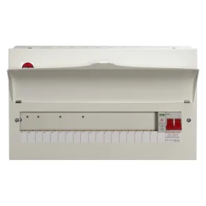 Wylex 18 Way Consumer Unit Main Switch 100A, Fixed Configuration, with SPD