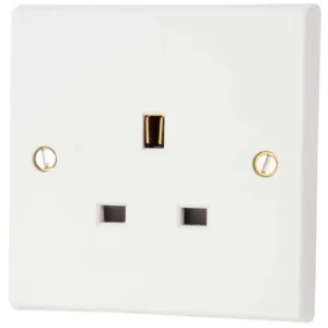 13A 1 Gang Unswitched Socket