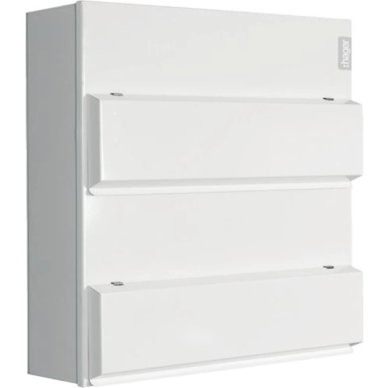 Hager Consumer Unit 10 + 14 Way High Integrity Twin RCCB 100A 2 x 100A