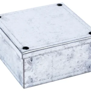 Adaptable Box Plain (6 x 6 x 2 Inch) 150 x 150 x 50mm Galvanised Steel