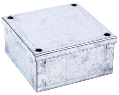 Adaptable Box Plain (6 x 6 x 2 Inch) 150 x 150 x 50mm Galvanised Steel