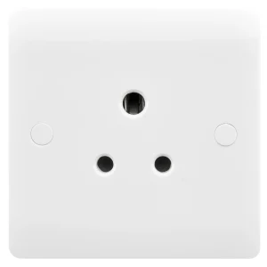 Verve HM2013 Single Socket 1 Gang 5A Unswitched White