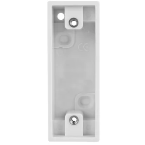 Verve HM2127 16mm Architrave Pattress Surface Back Box White