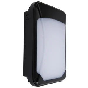 KSR Bulkhead LED Wall Pack Slimline 3 x Changeable Colour Temperature 15W Black 3000K/4000K/6000K