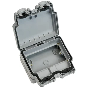 Verve HM5032 Enclosure Grey IP66 2 Gang