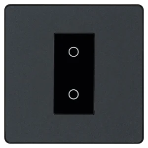 BG Evolve PCDMGTDM1B 200W Single Touch Dimmer Matt Grey