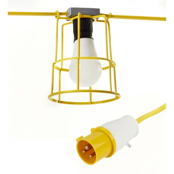 Deta Festoon Kit LED 25m 110V IP44 Including 10 x E27 Lamps 4200K – Go ...