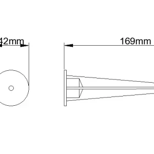 KSR KSR5294 Siena Spike Attachment For CCT Floodlights