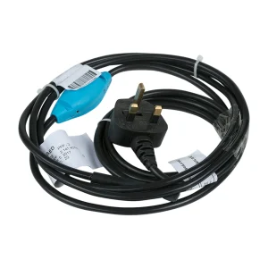 MyHeat Ecoflex 20W 230V Pipe Frost Protection Cable/ Pipe Heating Kit with Plug 2m Black
