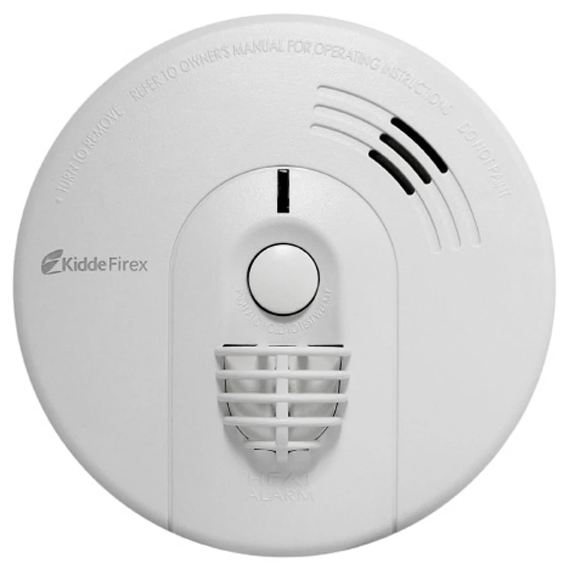 Kidde Firex 230V Mains Heat Alarm with Alkaline Battery 127mm