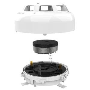 Smoke Detector Photoelectric Ivory