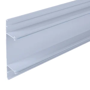 Base Trunking 167mm x 50mm x 3m White Pre-Punched Knockouts