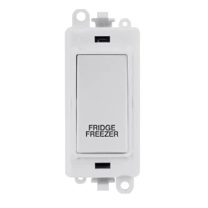 Click Gridpro Switch DP Module - White Insert 20AX White Printed Fridge Freezer