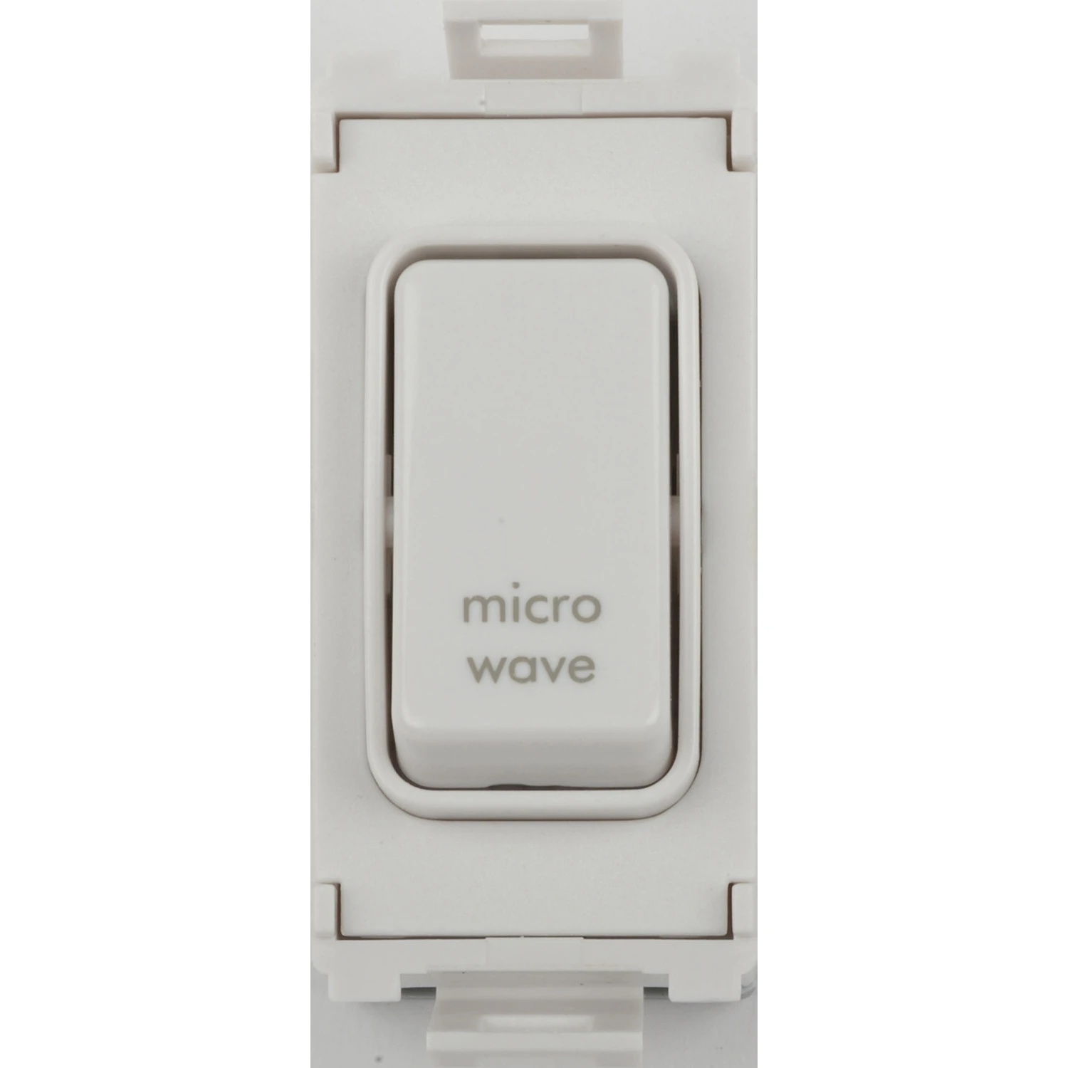 Ultimate Grid Switch Module 1-Gang 2-Pole 20A 230VAC Microwave Marking White - Image 2