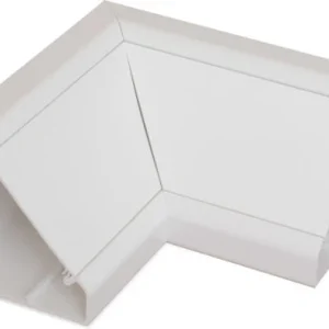 Internal Bend PVC White For Bench Trunking
