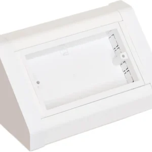 White PVC 2 Gang Single Sided-Unit