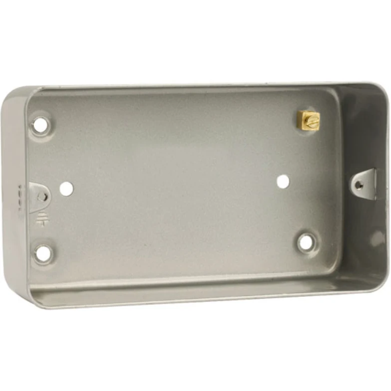 Box 2 Gang 40mm Metalclad
