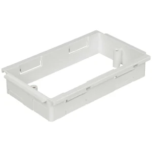 2-Gang Accessory Plate Polycarbonate White