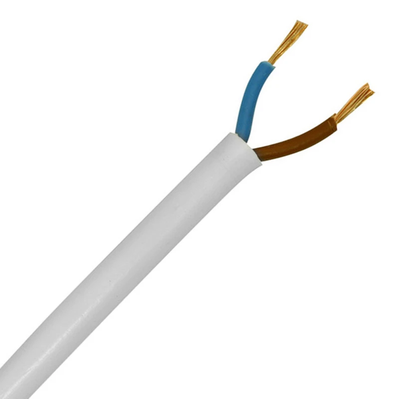 3092Y 0.75mm² White Harmonised H05V2V2-F Cable 2-Core Flexible - Image 2