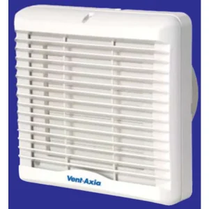 Vent Axia Fan VA140/150Kht Automatic Heatstat 140mm 230V White Timer+Pullcord