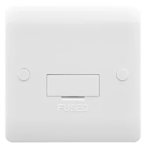 Verve HM2070 13A Unswitched Fused Spur Connection Unit White