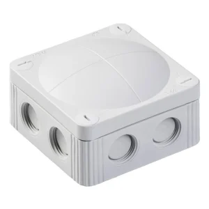 Wiska 10060401 Junction Box 5Pole 32A Terminal IP66 85 x 85 x 51mm² Grey Polypropylene