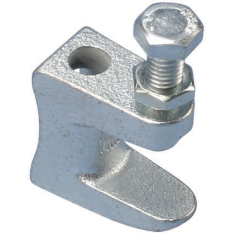 Universal Beam Clamp, Plain, 11 mm Hole, 20 mm Max Flange