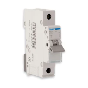 Hager MTN120 20A 6kA Curve-B Miniature Circuit Breaker 1-Pole