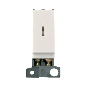 Click MD046PW MiniGrid Switch DP Resistive Key Module 13A Polar White