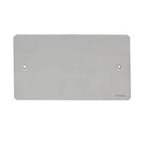 Ultimate Blank Plate 2 Gang Stainless Steel