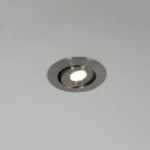 KSR KSRDL470 Mimas Mini LED 3W 3000K Tilt Downlight IP65 Stainless Steel