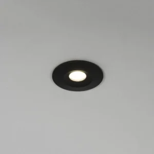 KSR Mimas Mini LED 3W 4000K Fixed Downlight IP65 Black
